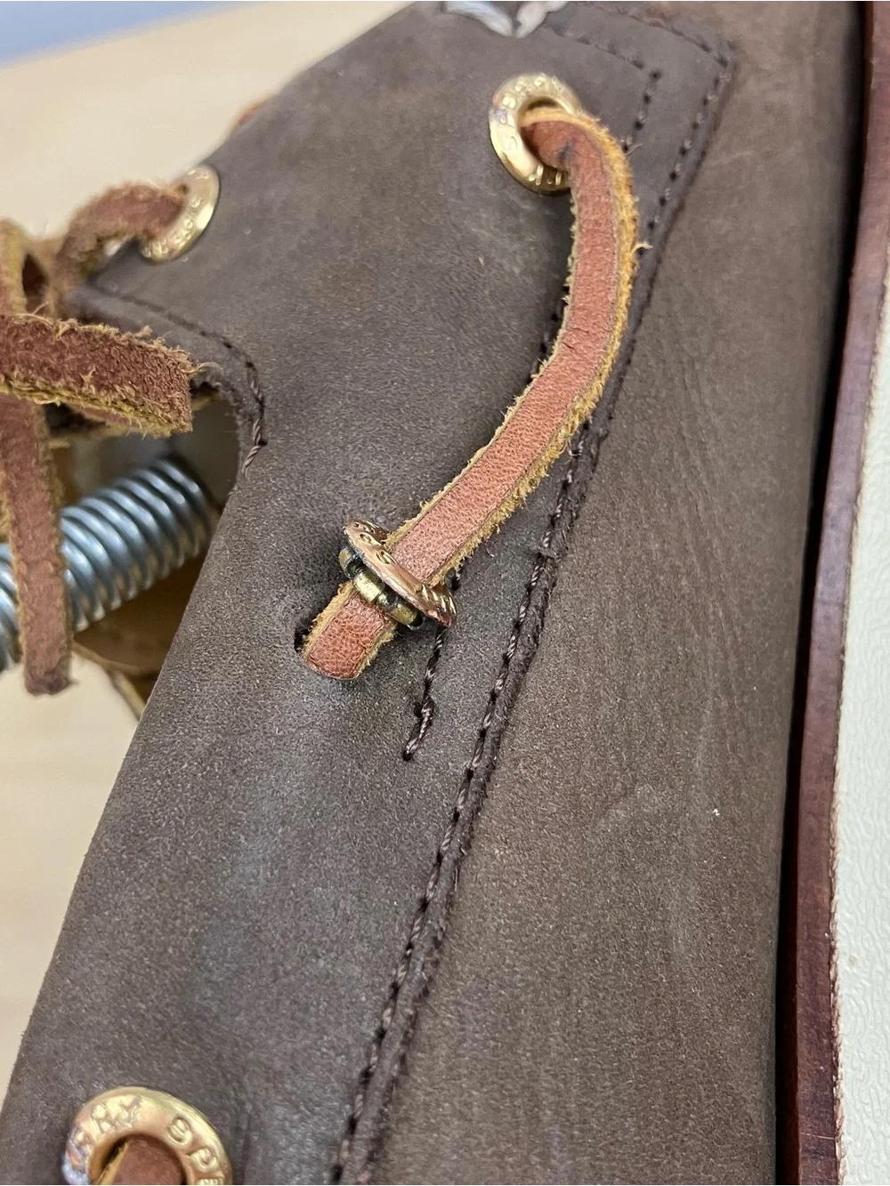 Sperry Gold Cup Men’s Size 9.0 Classic 2 Eye Brown Leather Boat Deck Shoes